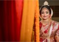 bride wearing a Lehenga and jewelry of chandni chowk
